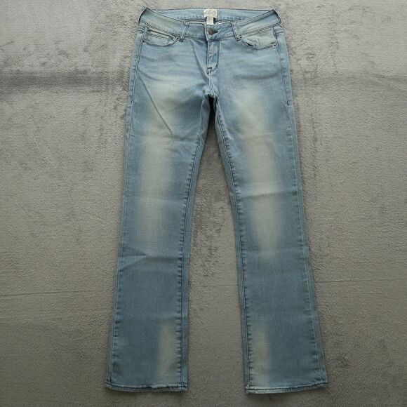 Forever 21 Jeans Women's Size 30 Blue Low-Rise Bootcut Denim Pants 32" Inseam - Picture 1 of 16